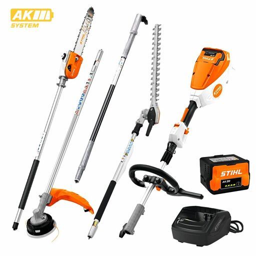 STIHL KMA80R-KIT-4 36V 4.0Ah Li-ion Cordless KOMBISYSTEM AK System Multi-Function Power Head 5pce Combo Kit