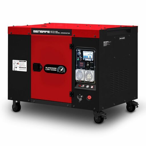Gensafe GD17KVSE 17 KVA Silent Diesel Electric Start Generator, IP66 240v/15A & 415v/32A 5-Pin SAA Approved Sockets