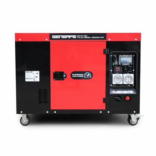 Gensafe GD17KVSE 17 KVA Silent Diesel Electric Start Generator, IP66 240v/15A & 415v/32A 5-Pin SAA Approved Sockets – image 2