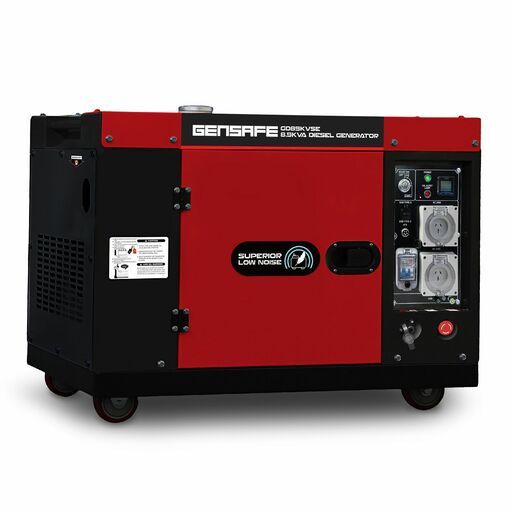 Gensafe GD85KVSE 8.5 KVA Silent Diesel Electric Start Generator