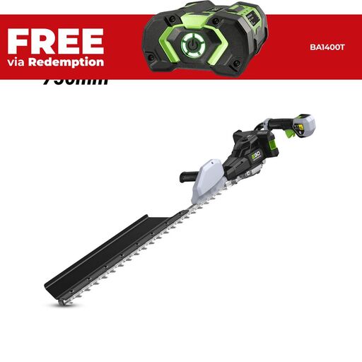 EGO HTX7500S Power+ 56V Li-ion Cordless Brushless Commercial 75cm Single Sided Hedge Trimmer - Skin Only