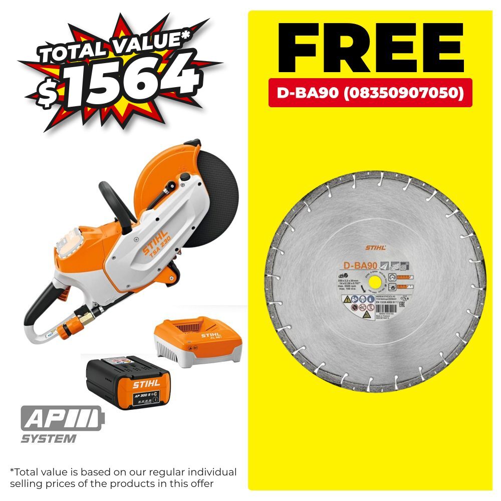 STIHL TSA230-KIT 36V 7.2Ah Li-ion Cordless 230mm (9") AP System Cut-Off Machine Combo Kit – image 1