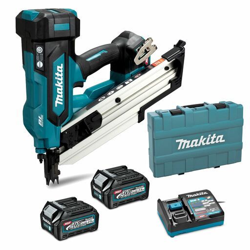 Makita BN001GD201 40V MAX XGT Li-ion Cordless Brushless 90mm Framing Nailer Kit