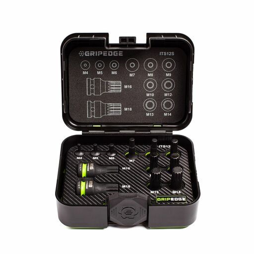 GRIPEDGE  ITS12S 12pce Impact Triple Square Driver Set – image 2