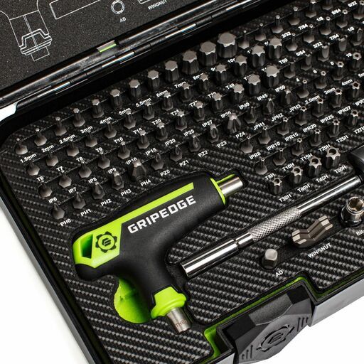 GRIPEDGE  MBS132 132pce Multi Bit & Driver Set – image 5