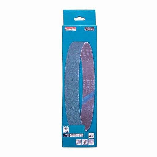 Makita D-80927 5-Pack 40mm x 760mm 40-Grit Zirconia Sanding Belt – image 3