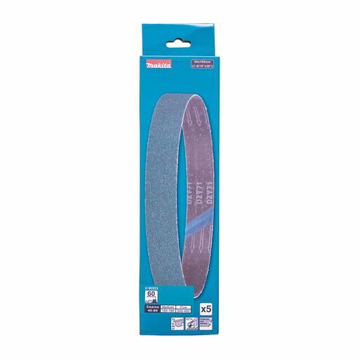 Makita D-80933 5-Pack 40mm x 760mm 60-Grit Zirconia Sanding Belt – image 3