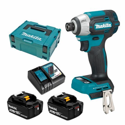 Makita DTD201RTJ 18V 5.0Ah LXT Li-ion Cordless Brushless 4-Stage Impact Driver Combo Kit