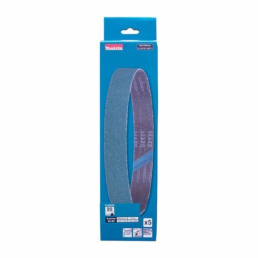 Makita D-80949 5-Pack 40mm x 760mm 80-Grit Zirconia Sanding Belt – image 3