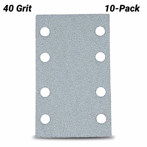Makita E-23494 10-Pack 80mm x 130mm 40-Grit Sanding Sheet