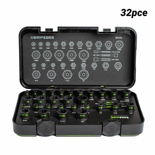 GRIPEDGE  MX32S 32pce Master Socket Extractor Set