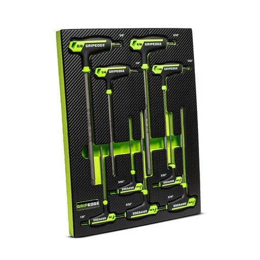 GRIPEDGE  PHS9S 9pce SAE Hex T Handle Set – image 3