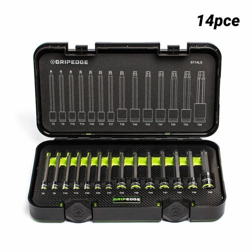 GRIPEDGE  ST14LS 14pce Long Star Driver Set