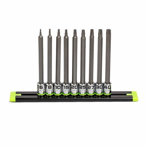GRIPEDGE  STA9LS 9pce 1/4" Drive Long Star Driver Set – image 2