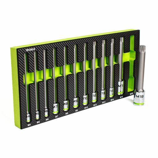 GRIPEDGE  TS12XLS 12pce Extra Long Triple Square Driver Set – image 4
