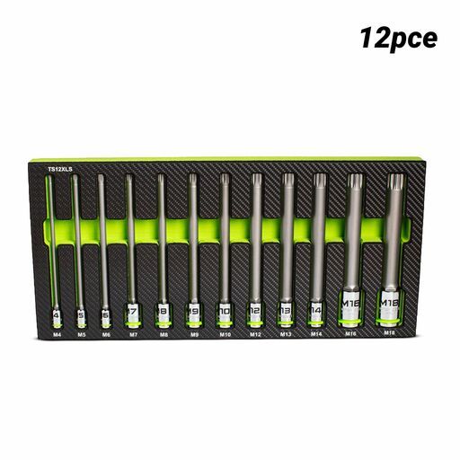 GRIPEDGE  TS12XLS 12pce Extra Long Triple Square Driver Set