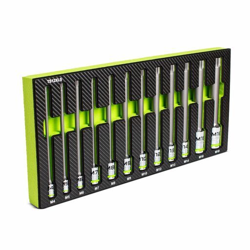 GRIPEDGE  TS12XLS 12pce Extra Long Triple Square Driver Set – image 3