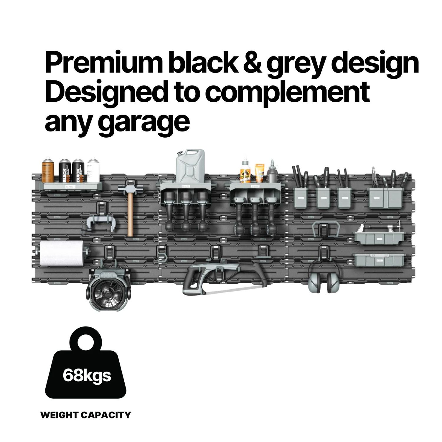 [Pre-Order] BLAHST BL-Mod-Rails 2-Pack Modular Storage Wall Rails