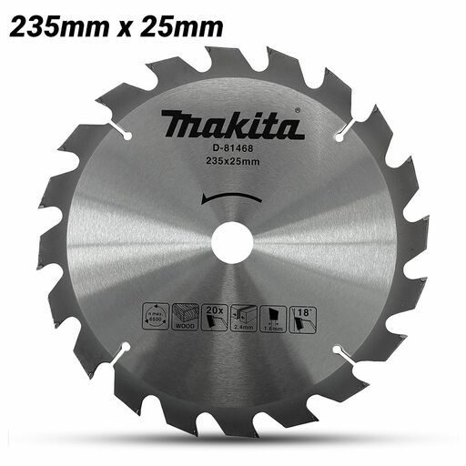 Makita D-81468 235mm x 25mm x 20T Economy TCT Saw Blade