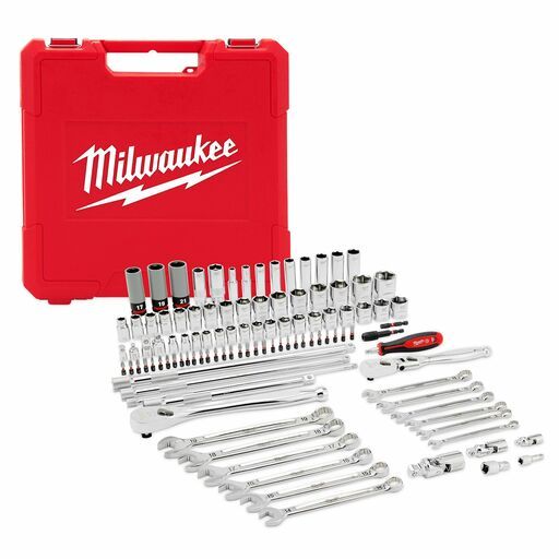 Milwaukee 48229102 108pce 1/4'', 3/8" & 1/2'' Drive Mechanics Socket & Wrench Grabkit – image 2