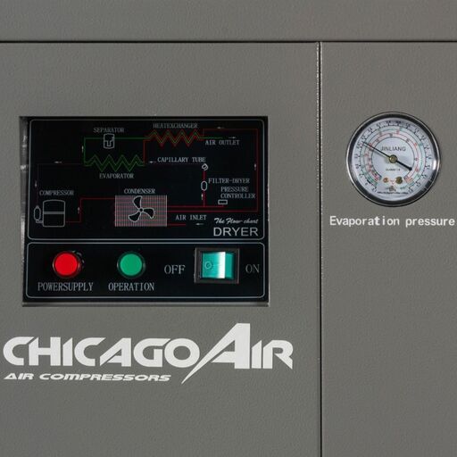 Chicago Air CSAC55HP 220V 5.5HP Single Phase Industrial Screw Air Compressor – image 10