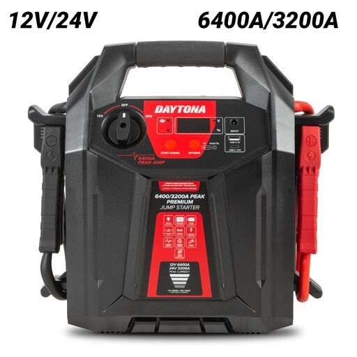 Daytona DJS12241500 12V/24V 6400A/3200A Premium Jump Starter
