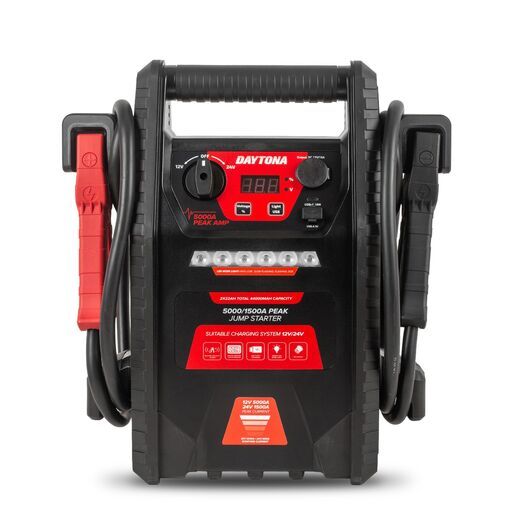 Daytona DJS1224600 12V/24V 5000A/1500A Premium Jump Starter – image 2