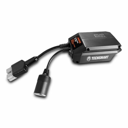 Techsmart TVC1812 18V-12V Dual Plug Voltage Converter to suit Makita 18V LXT Batteries – image 2