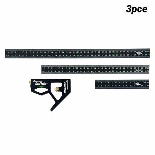 Crescent LCS3PCNE 3pce 150mm, 300mm 400mm Nite Eye Combination Square Set
