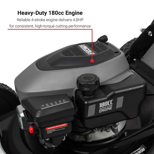 Lincoln LLSPLP20 Petrol Lawn Mower 20"/510mm Deck SELF-PROPELLED 75-10mm Cut Height – image 9