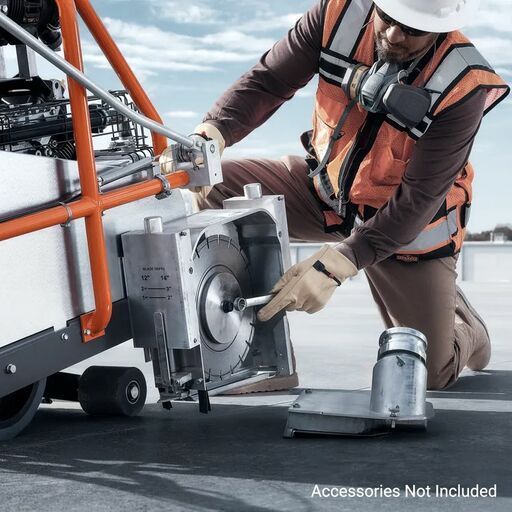 Husqvarna 9668455‑06 15.3kW 20.5hp 343mm (13.5") Soff-Cut 4000 Electric Start Petrol Ultra Early Entry Saw – image 11