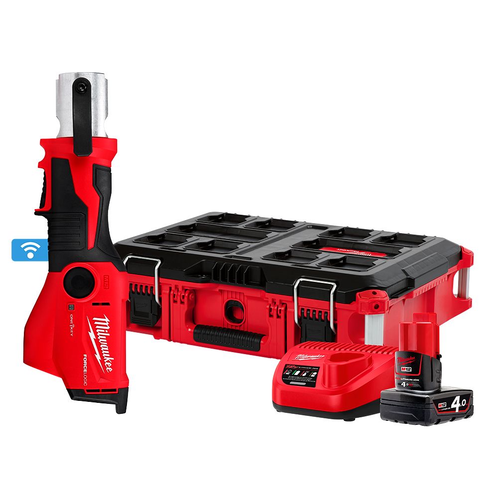 Milwaukee M12ONEHPT401P 12V 4.0Ah Li-ion Cordless ONE-KEY FORCE LOGIC Press Tool Combo Kit – image 2