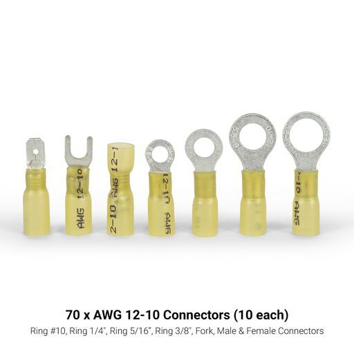 Daytona D282HSCS 282pce Heat Shrink Connector Set With Crimper & Wire Stripper – image 6