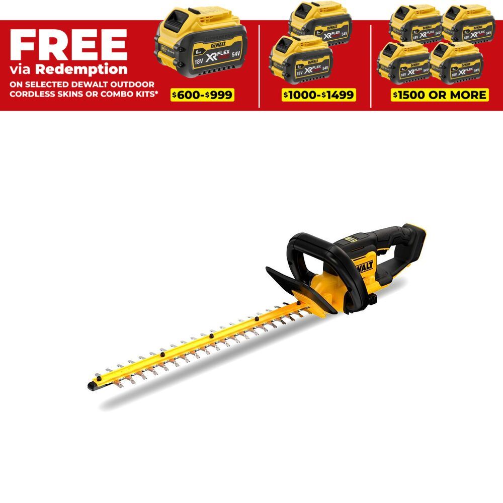 DeWalt DCMHT562N-XE 18V XR Li-ion Cordless 550mm Hedge Trimmer - Skin Only – image 1