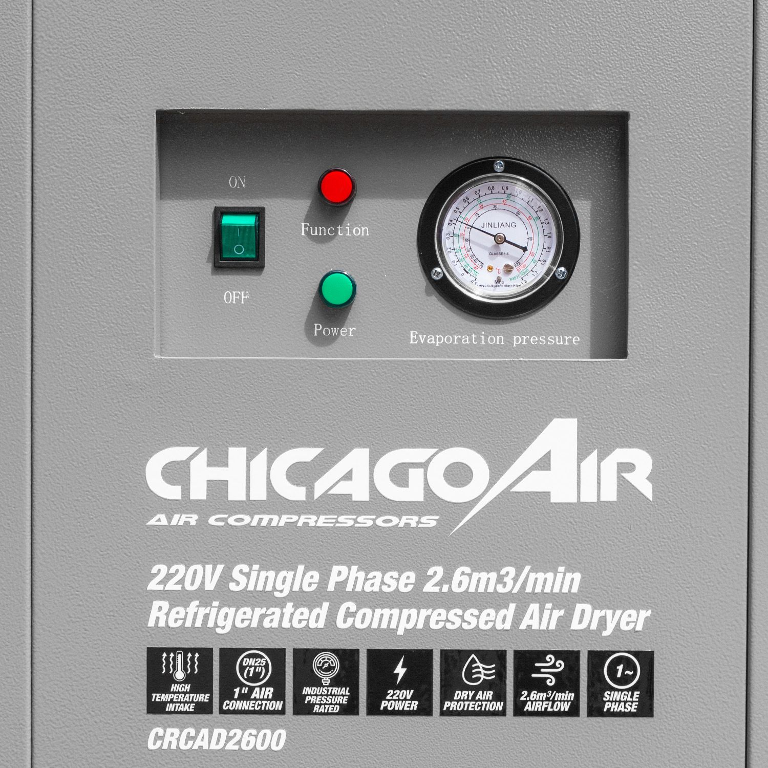 Chicago Air CRCAD2600 240V 2.6m3/min Refrigerated Compressed Air Dryer – image 5
