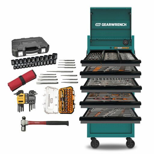 GEARWRENCH 88844TEALN 339pce Combination Tool Kit + 26" Chest & Trolley - Teal – image 2