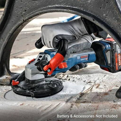 Bosch GBR 18V-15 S (0.601.776.201) PROFESSIONAL 18V Li-ion Cordless Brushless 125mm (5") Concrete Grinder - Skin Only – image 11