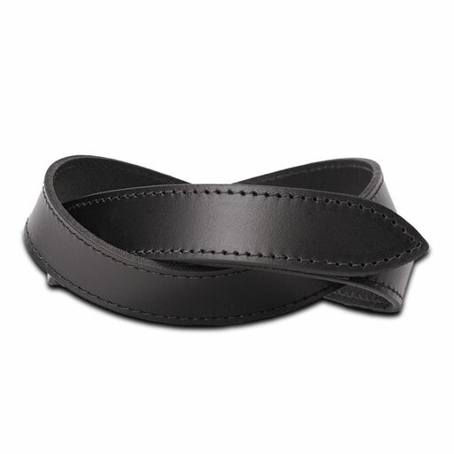 Buckaroo VEL32 32mm Black Leather Velcro Brand Fastened Belt – image 2