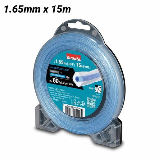 Makita 1917U4-3 1.65mm x 15m Four Leaf Core Nylon Line