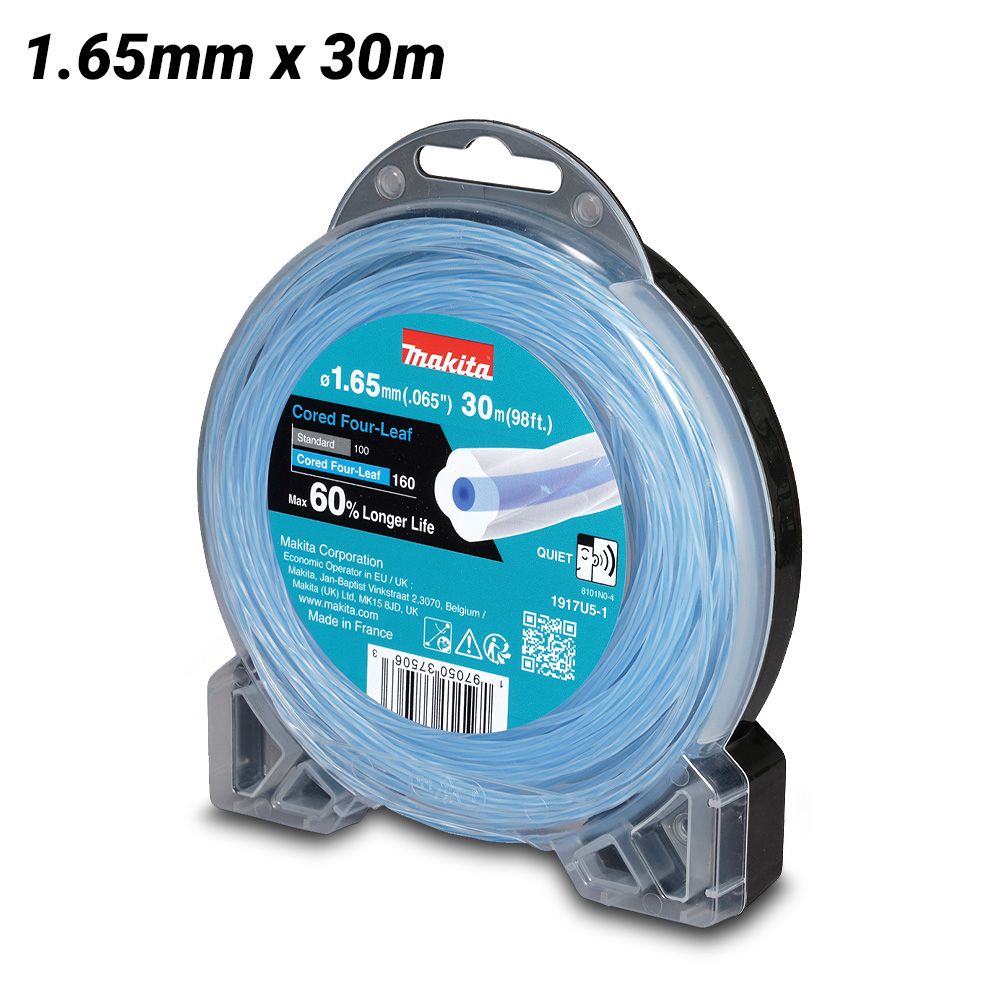 Makita 1917U5-1 1.65mm x 30m Four Leaf Core Nylon Line – image 1
