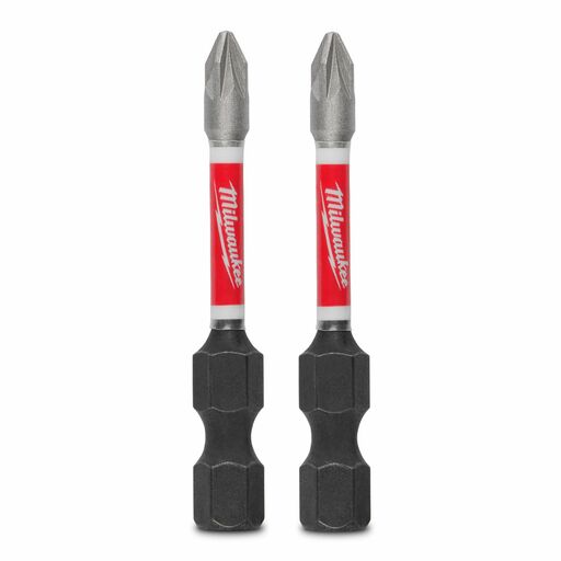Milwaukee 48324834 2-Pack 50mm (2") SHOCKWAVE Pozidriv #1 Power Bit – image 4