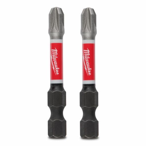 Milwaukee 48324836 2-Pack 50mm (2") SHOCKWAVE Pozidriv #3 Power Bit – image 4
