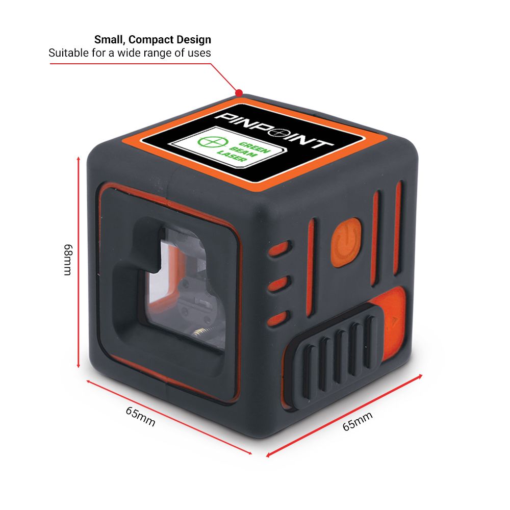 [Temporarily Out Of Stock] Pinpoint PCUBEGRN Green Beam Self-Levelling Cross Line Laser Level – image 3