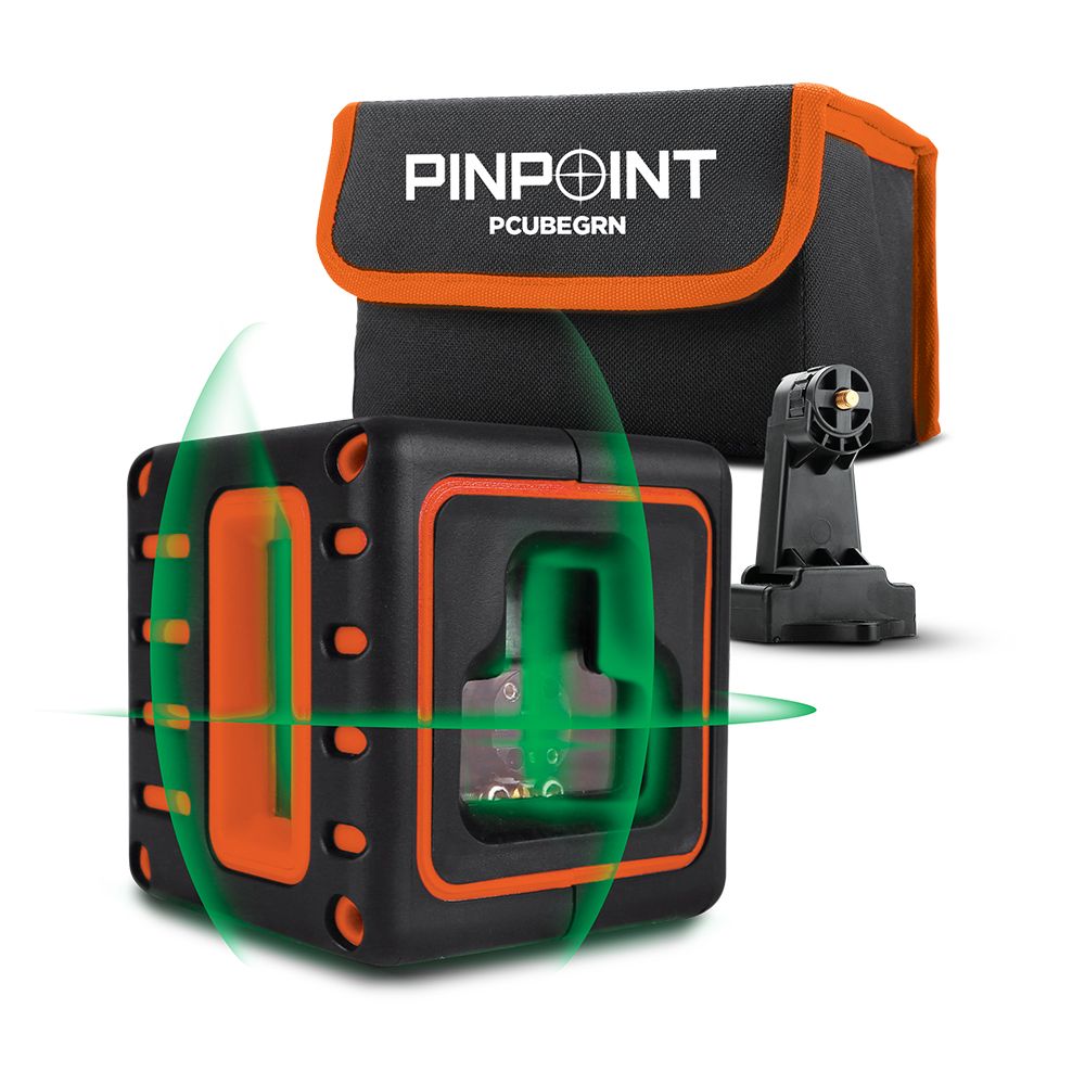 [Temporarily Out Of Stock] Pinpoint PCUBEGRN Green Beam Self-Levelling Cross Line Laser Level – image 1