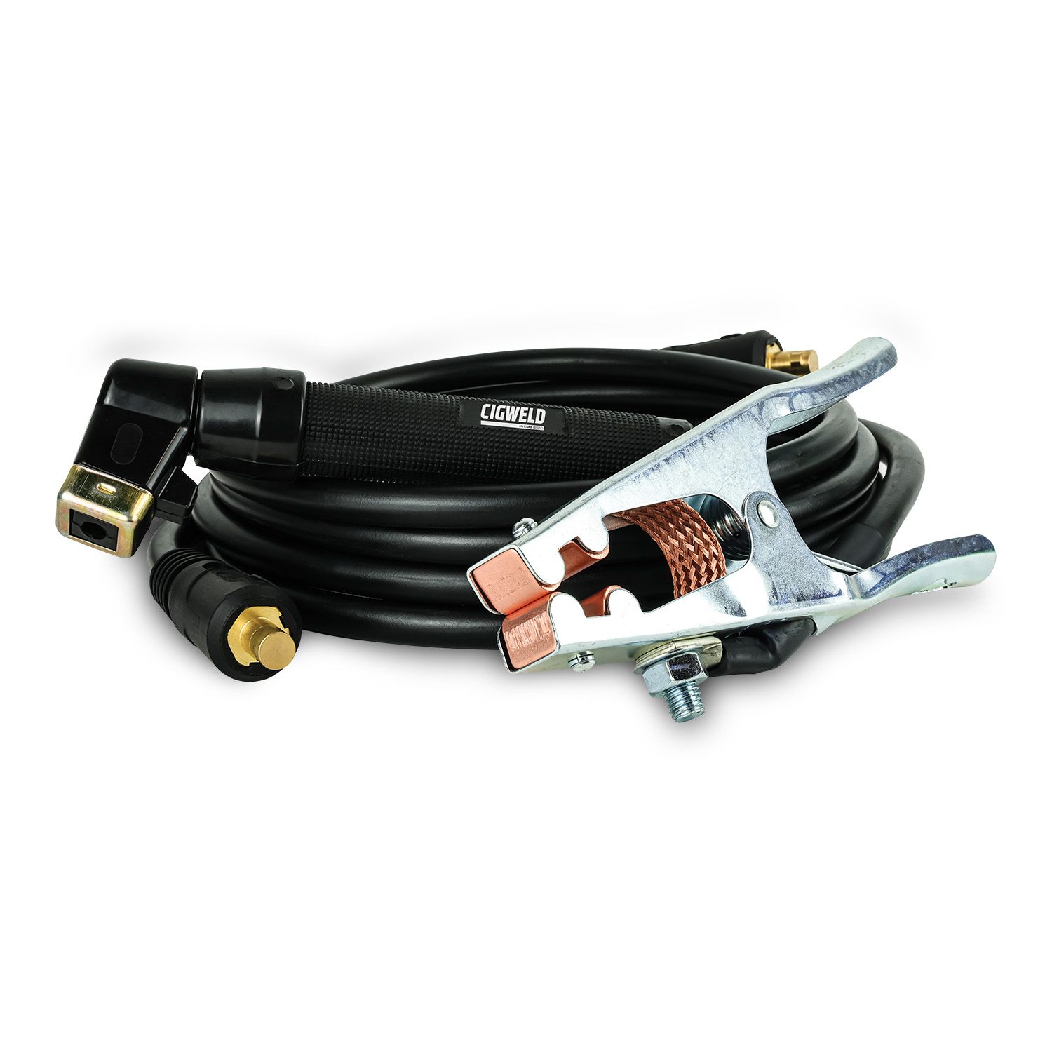 Cigweld 646814 5m x 35mm² FLX Lead Set with 50mm DINSE – image 2