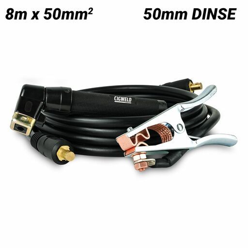 Cigweld 646817 8m x 50mm² FLX Lead Set with 50mm DINSE