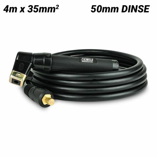 Cigweld 646818 4m x 35mm² FLX Electrode Holder Lead with 50mm DINSE