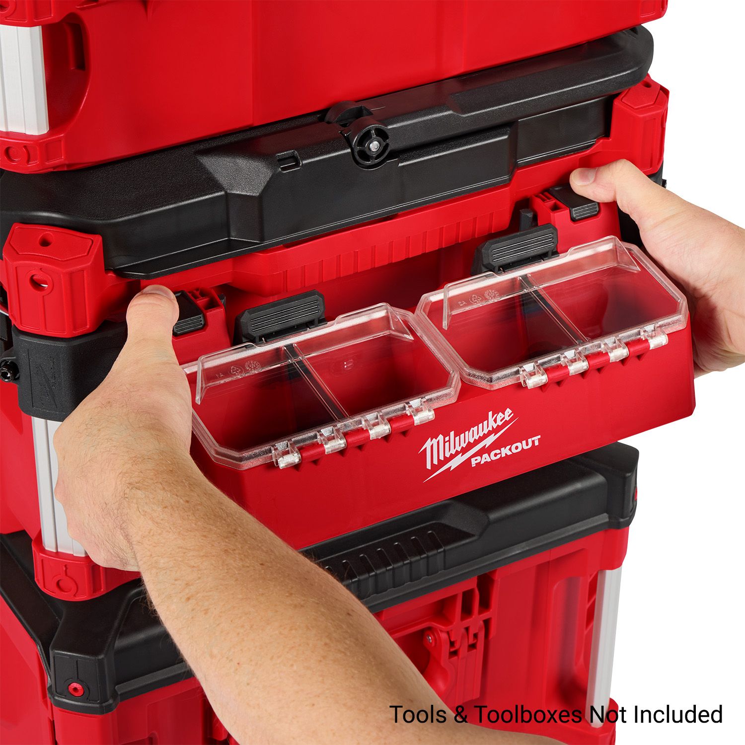 Milwaukee 48228610 PACKOUT Tool Box 2-Bin Attachment – image 5