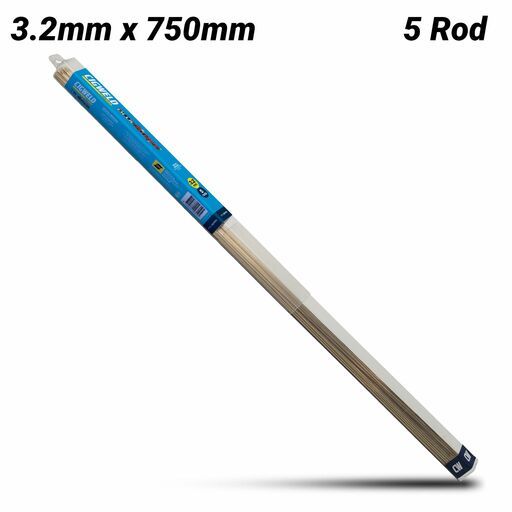 Cigweld 321190 3.2mm x 750mm BlueStrike Nickel Bronze (RB Cu Zn-D) Brazing Rods - 5 Rods