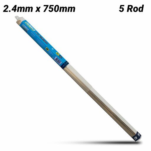 Cigweld 321193 2.4mm x 750mm BlueStrike Tobin Bronze (RB Cu Zn-A) Brazing Rods - 5 Rods